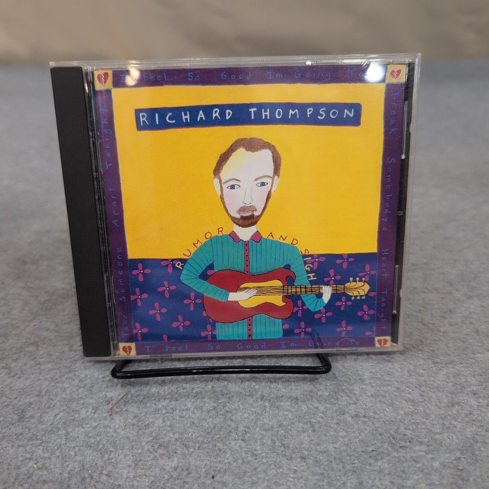 Richard Thompson Rumor and Sigh CD 1991 Capitol Records Folk Rock CDP 595713 - Picture 1 of 2